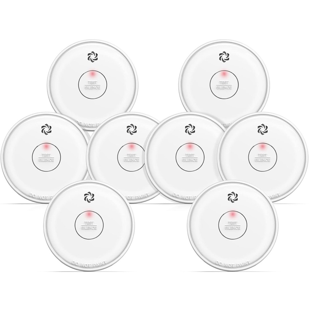 Wireless Smoke Detector Set - White